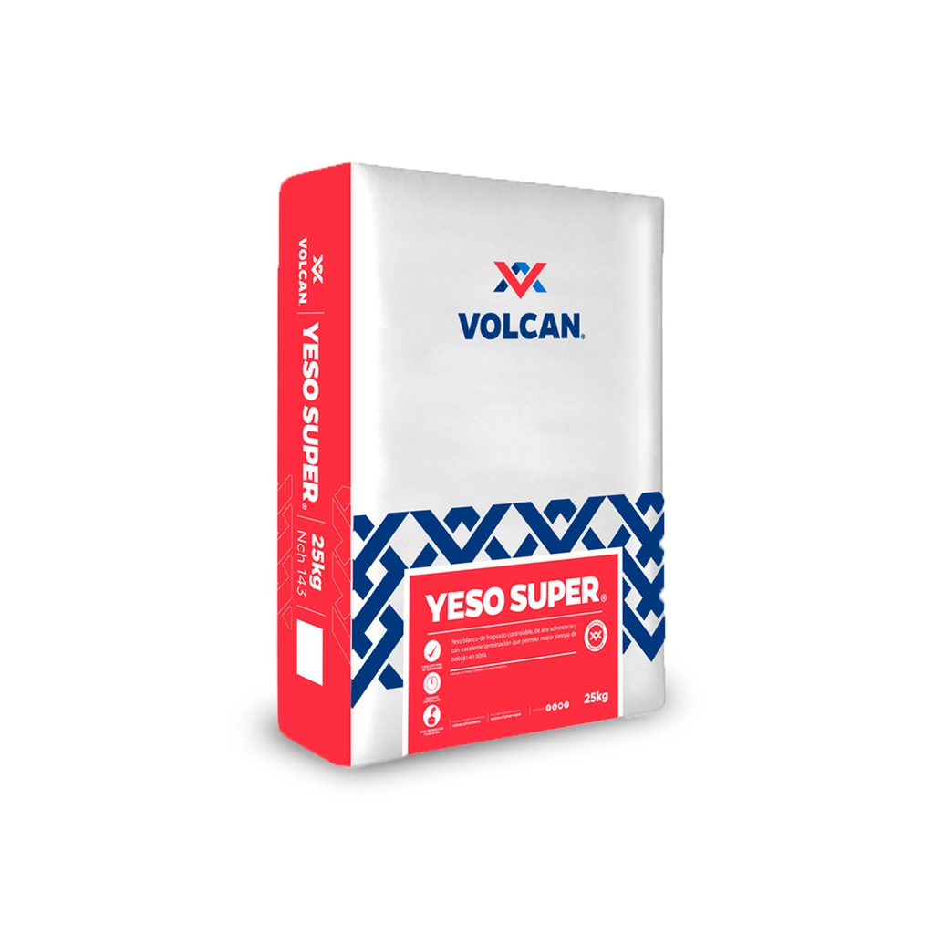 yeso super 25 kg VOLCAN
