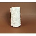 Cordon algodon peinado crudo 5mm 180m rollo