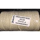 Cordon algodon torcido 3mm 220m 1kg rollo