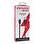 cable de cargador negro entrada micro 5 1.2mt AIWA M 12