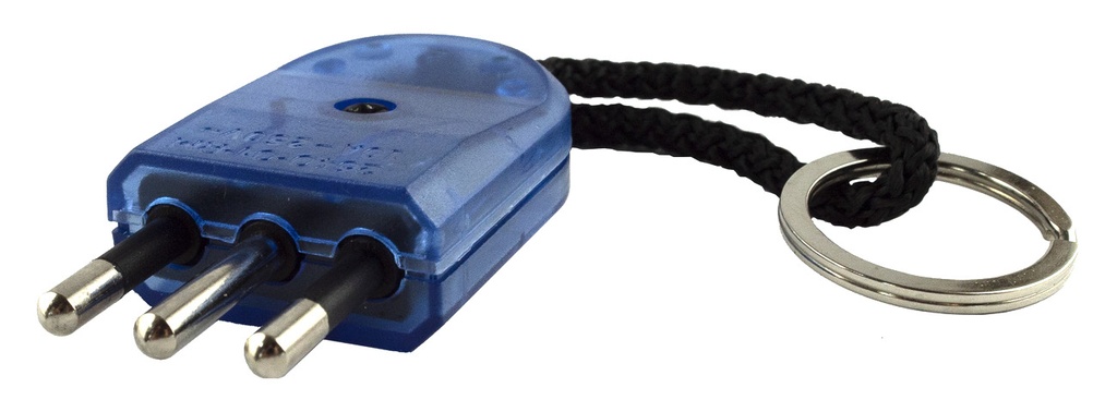 Buscafase tipo llavero para 250V AZUL - MEC
