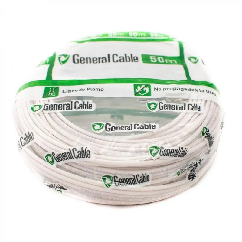 CABLE EVA 2.5mm H07Z1-K ROLLO BLANCO 50 MTS