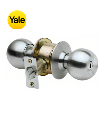 Cerradura cilíndrica BAÑO/DORMITORIO inox - YALE
