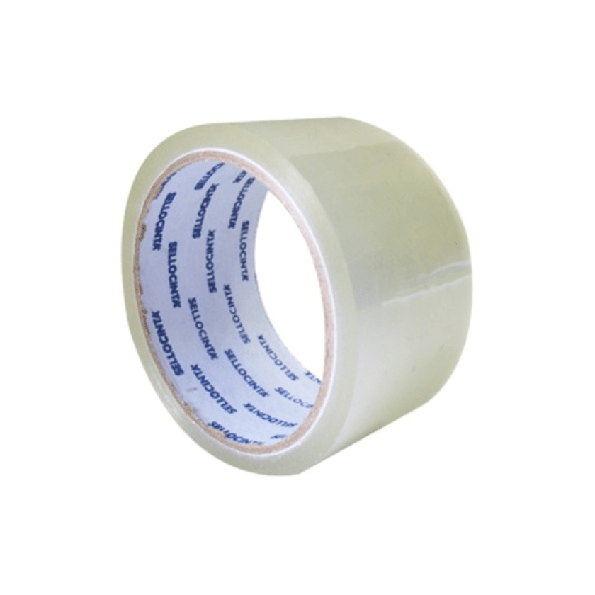 Cinta de embalaje transparente 45mmx50MT - FERRETOOLS