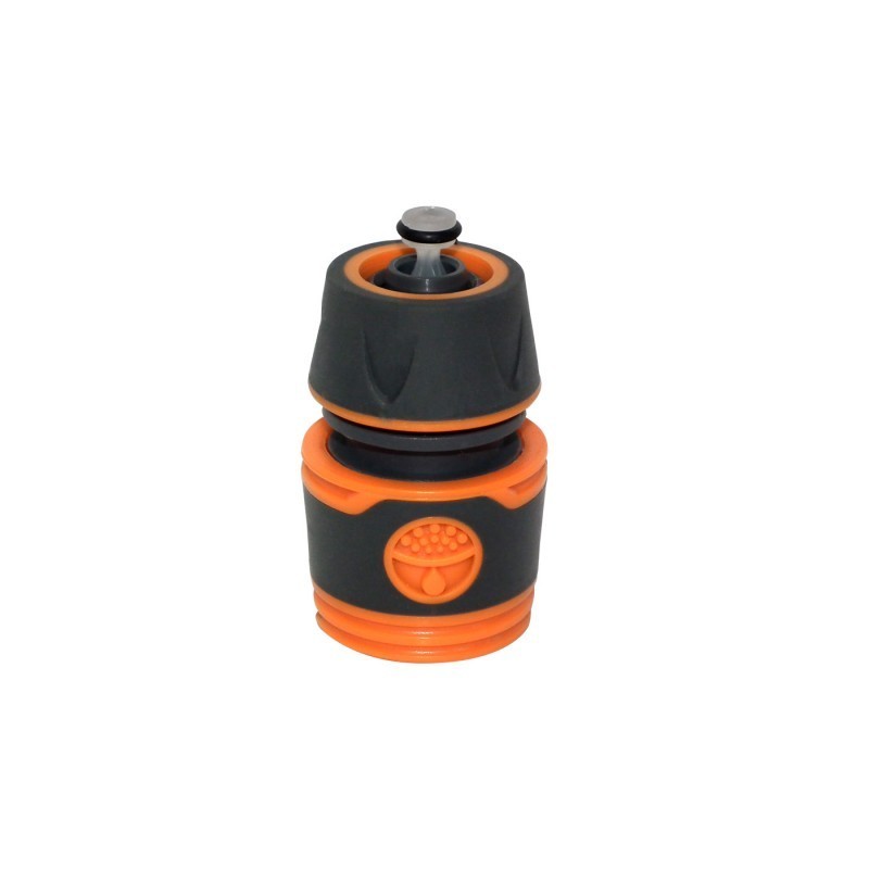 Conector Rapido con stop 1/2" Premiun blister