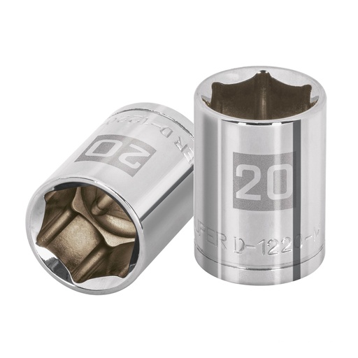 [ESSI0502] Dado hexagonal corto 20mm 1/2" - TRUPER