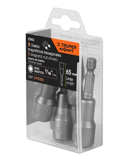 [ESSI6473] Dado magnetico 7/16" UNIDAD - TRUPER