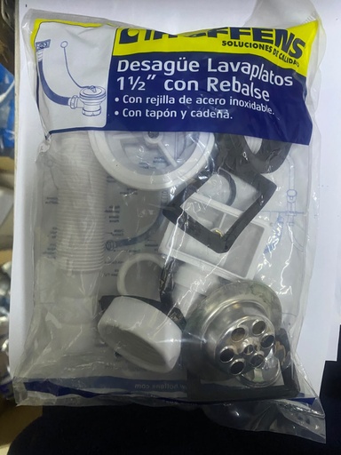 [DELA0301] Desague lavaplato 1 1/2 C/Rebalse HOFFENS
