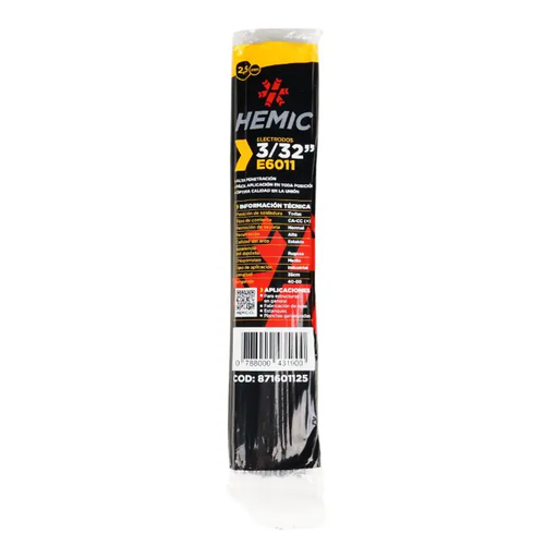 Electrodo 6011 3/32 - 2.5mm HEMIC