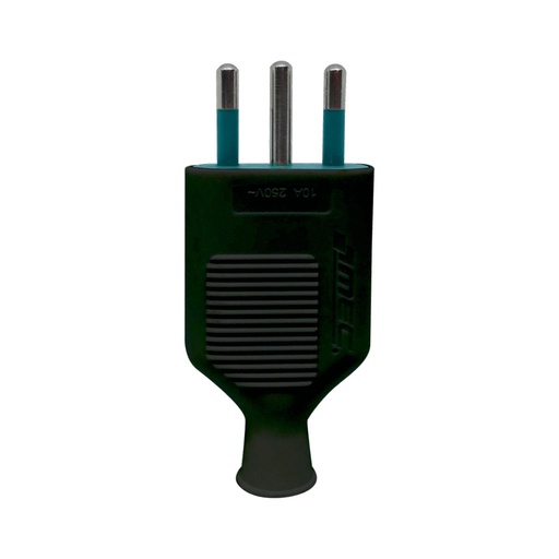 Enchufe volante profesional NEGRO 10A 2P + T - MEC