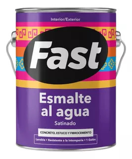Esmalte al agua BLANCO TINETA - FAST satinado