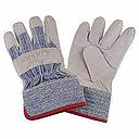 [GUCU0775] Guante cuero y tela semi soldar B 13