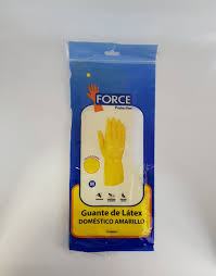 Guante domestico amarillo T/L - FORCE