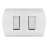 [PPGR3462] Interruptor 9/12 + 9/24 blanco armado embutido 16A Aris Pro - MEC