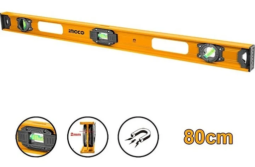 [SIGR6628] Nivel 3 burbujas en 1 80cm - INGCO