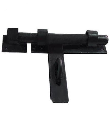 PESTILLO CARCELERO 8" x 5/8" NEGRO