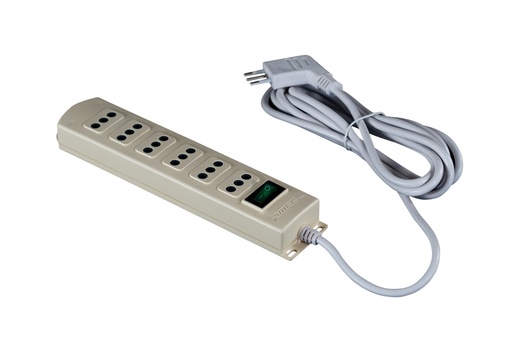 [AL3M9528] Alargador 6 posiciones CLARO 3MTS 2P+T 250V 10A - MEC