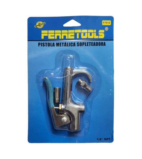 Pistola sopladora 1/4" NTP metalica - FERRETOOLS