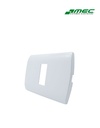 [PLSI1627] Placa simple 1 modulo blanco ARIS MEC D2.7