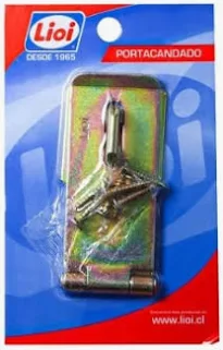 Portacandado dorado 915  3 1/2" ZINCADO  LIOI