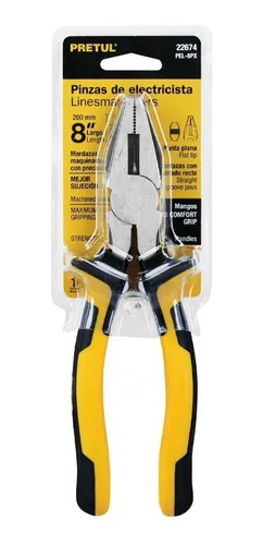 Alicate universal 8" - PRETUL