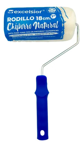 Rodillo chiporro natural 18cm excelsior - CONDOR