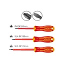 [SEDE1835] SET de destornillador industrial aislado VDE PH/SL 3 PIEZAS INGCO