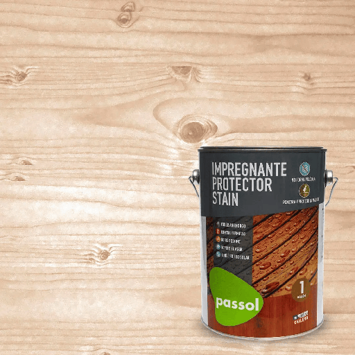 [DIDE0357] Stain impregnante para maderas INCOLORO galón - Passol