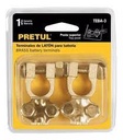 Terminal laton p/bateria 6 AWG 13mm2 - 1 AWG 42mm2 - PRETUL