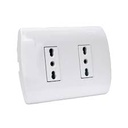 [TODO2240] Tomacorriente doble 10/16a Arismec D3.5