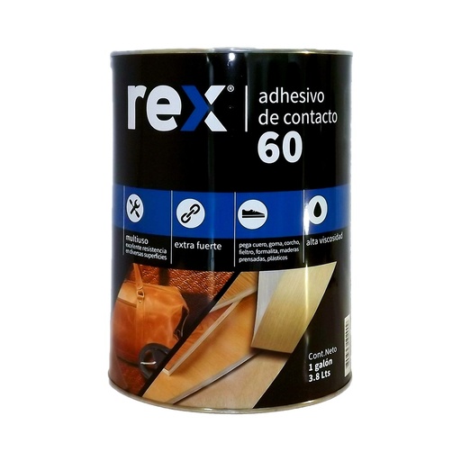 adhesivo de contacto PREN galón 3.8L REX