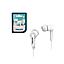 [AUBL2578] audifono blanco manos libres alambrico PHILIPS M15