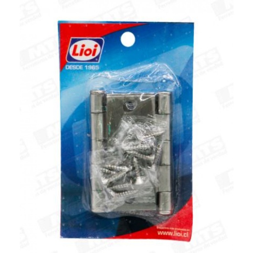 Bisagra L38 3" A.ZN C/T DP 2U LIOI