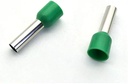 [COTE6565] conector terminal ferrul 6.3mm verde UNIDAD