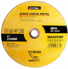 disco corte metal 9 x 1.6x22.2 UYUSTOOLS