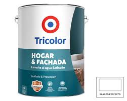esmalte al agua BLANCO galon TRICOLOR