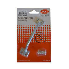 manilla aluminio 121mm POLI