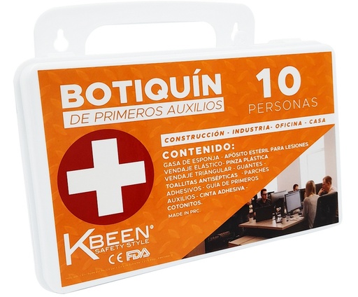 [BOPR2680] Botiquin primeros auxilios 10 personas - KBEEN