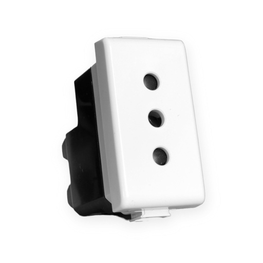 modulo toma 2p T 10A 250v blanco linea Matix BTICINO