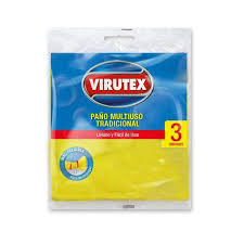 paño amarillo multiuso clasico x3 VIRUTEX