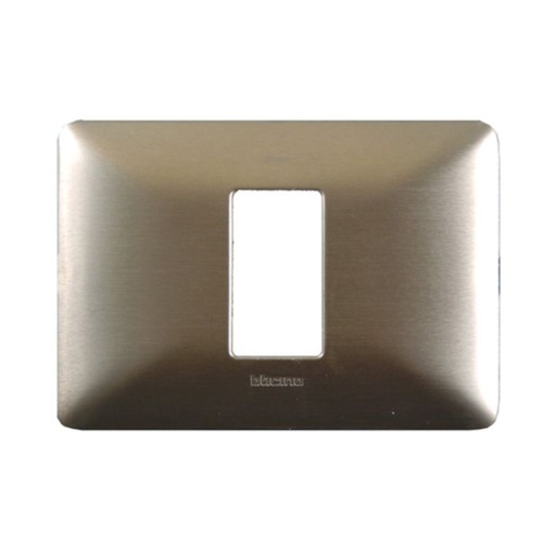 placa 1 modulo Champagne Matix BTICINO