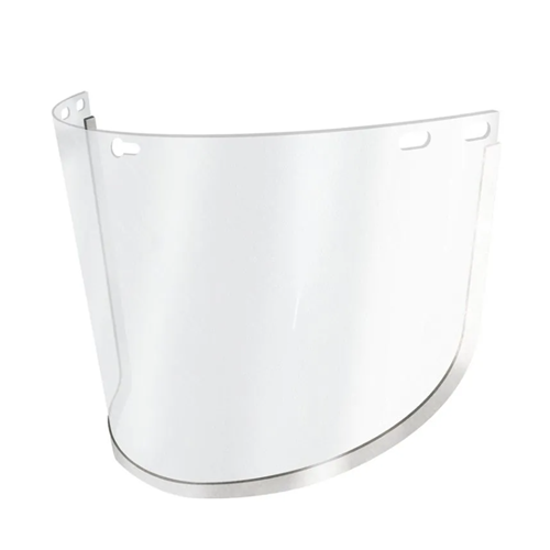 visor policarbonato 8x 15-16 con borde de aluminio