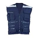 [CHGE9835] CHALECO GEOLOGO POPLIN AZUL L