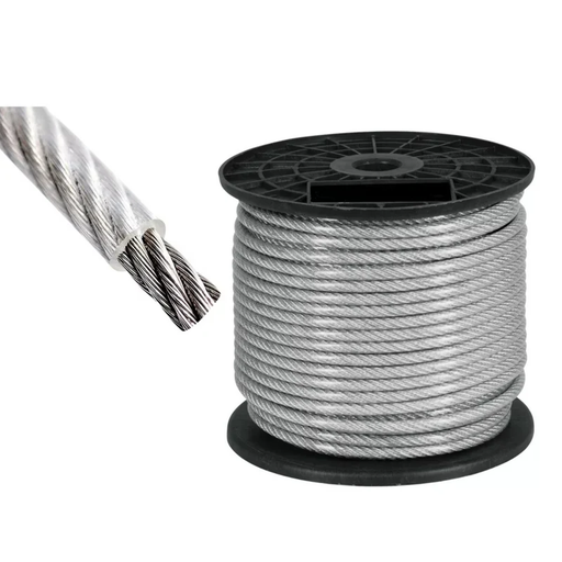 [COPI0103] Cable de acero galvanizado 6x19 + FC 1/4