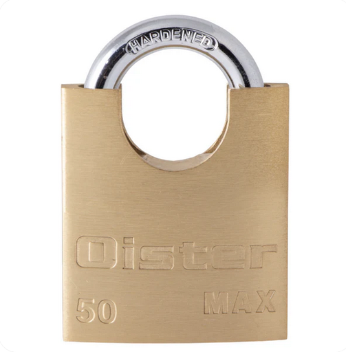 Candado bronce con hombros 50mm - OISTER