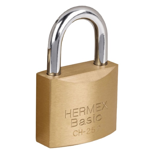 [CA382790] Candado hierro LATON 25mm - HERMEX