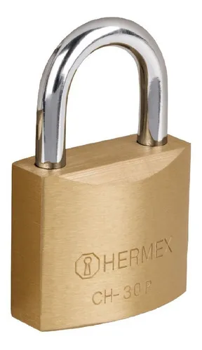 [ESPL0524] Candado hierro LATON 30mm - HERMEX