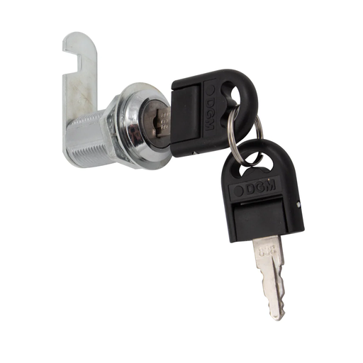 Cerradura mueble D3-20 con leva cromada - POLI