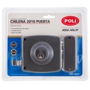 [CESO9976] Cerradura sobreponer chilena 2010 titanio PUERTA POLI